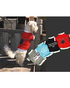 T-SHIRTS POUR CHIEN - ENSEMBLE DE 4