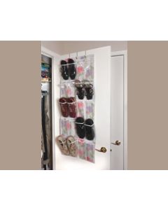 Floral Over-the-Door Shoe Rack