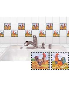 Country Tile Covers - Set of 10