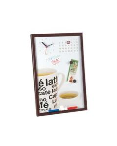 Magnetic Memo Board With Clock