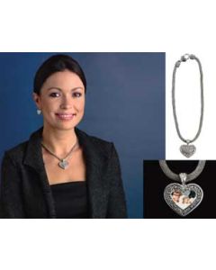 Photo Heart Pendant Necklace