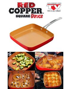 La Poêle Danse Carrée Red Copper