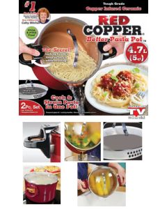 RED COPPER 4,7L BETTER PASTA POT