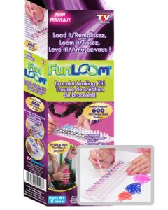 Fun Loom 600 Rubber Bands Bracelet Making Kit