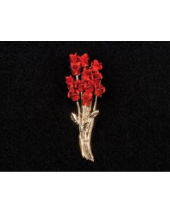 Dozen Roses Pin