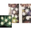 Glow in the dark snowflakes Set of 10