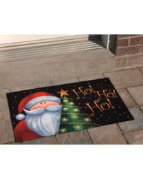 Tapis arbre et Père Noël
