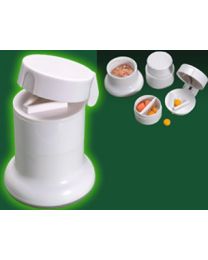 Contenant, concasseur, séparateur de pilules 3 en 1 