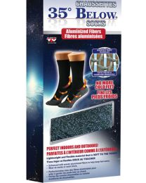 Ens. de 2 Paires de chaussettes 35° Below 
