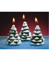 Chandelles en forme de sapin - Ens. de 3
