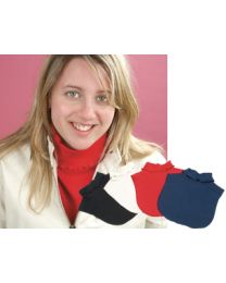Plastron avec col volant