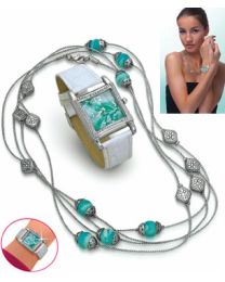 Ensemble de bijoux éclatants