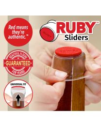 Ruby® Sliders - Ens. de 8 Disques glisseurs en silicone 