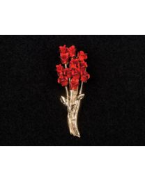 Broche douzaine de roses