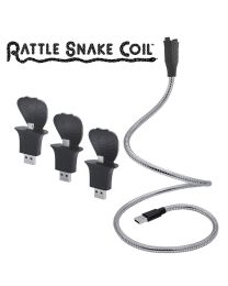 Câble chargeur de téléphone Rattle Snake Coil