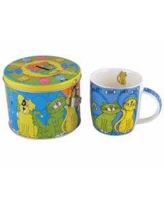 Cat Mug & Piggy bank