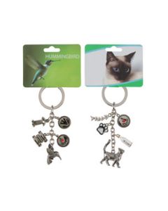 Hummingbird Charm Keychains